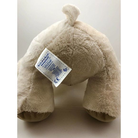 Build A Bear‎ Light Brown Tan Plush 12" Sitting Bear Asthma & Allergy Friendly - Picture 9 of 12